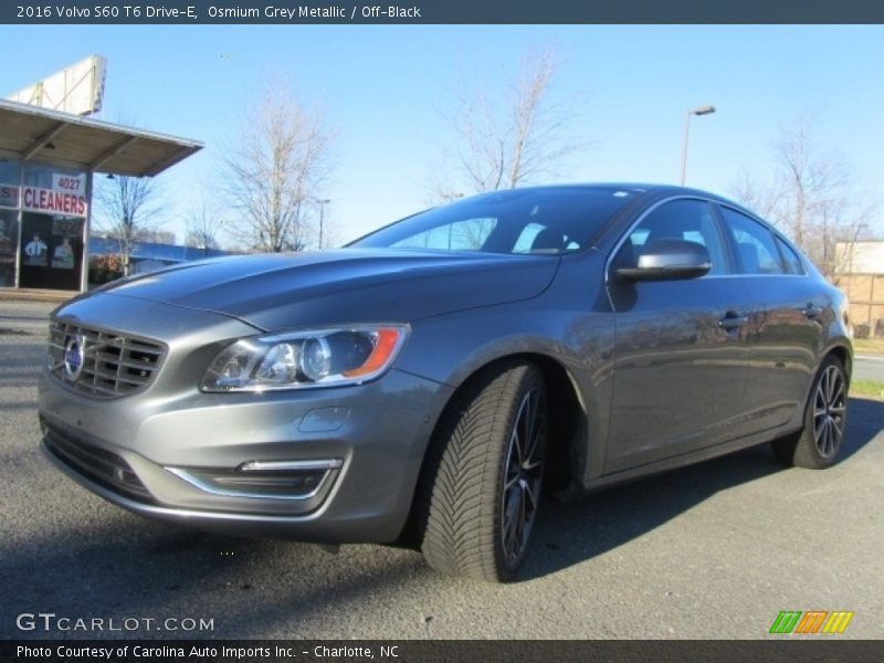 Osmium Grey Metallic / Off-Black 2016 Volvo S60 T6 Drive-E