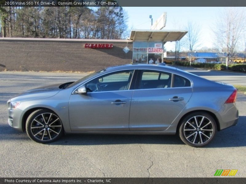 Osmium Grey Metallic / Off-Black 2016 Volvo S60 T6 Drive-E