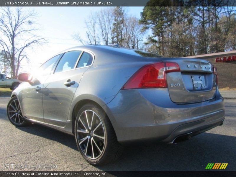 Osmium Grey Metallic / Off-Black 2016 Volvo S60 T6 Drive-E