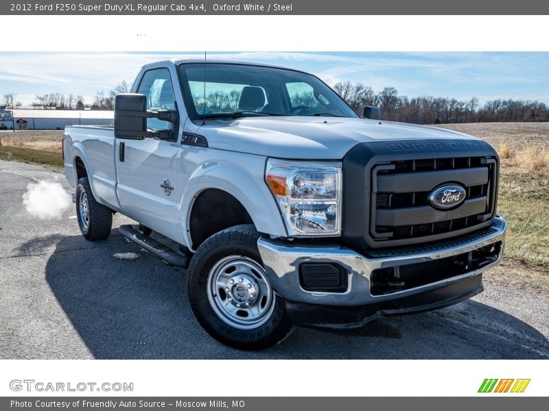 Front 3/4 View of 2012 F250 Super Duty XL Regular Cab 4x4