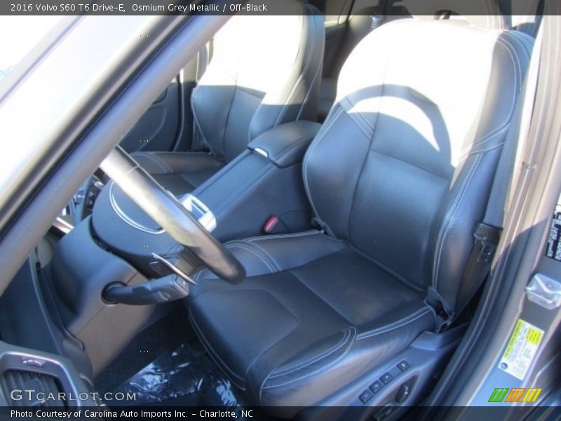 Osmium Grey Metallic / Off-Black 2016 Volvo S60 T6 Drive-E