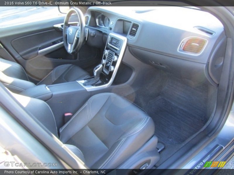 Osmium Grey Metallic / Off-Black 2016 Volvo S60 T6 Drive-E