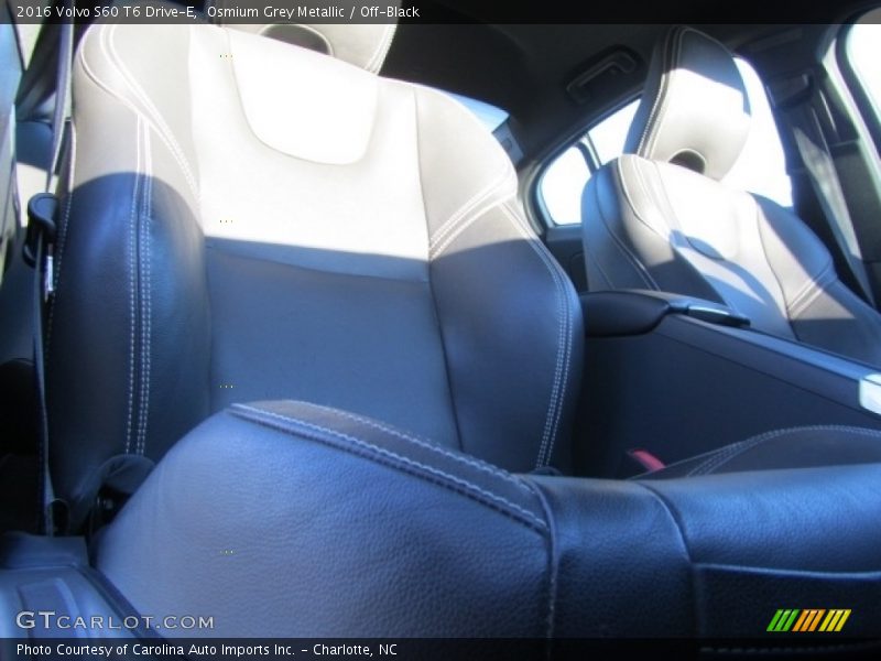Osmium Grey Metallic / Off-Black 2016 Volvo S60 T6 Drive-E