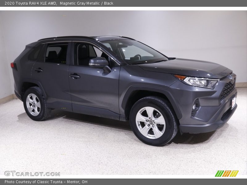 Magnetic Gray Metallic / Black 2020 Toyota RAV4 XLE AWD