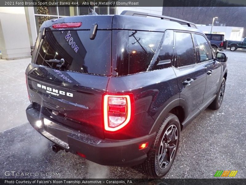 Alto Blue Metallic / Ebony/Roast 2021 Ford Bronco Sport Outer Banks 4x4