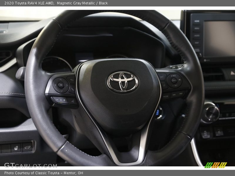Magnetic Gray Metallic / Black 2020 Toyota RAV4 XLE AWD