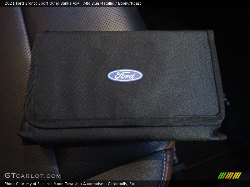 Alto Blue Metallic / Ebony/Roast 2021 Ford Bronco Sport Outer Banks 4x4