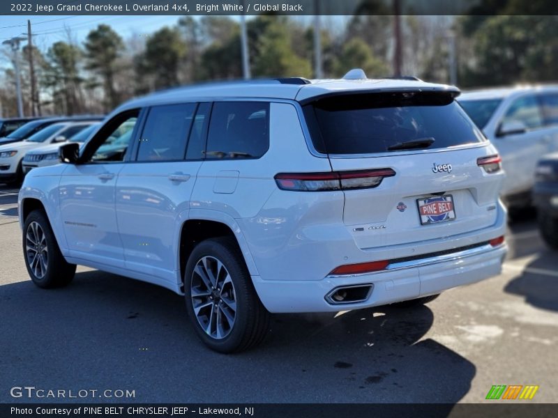 Bright White / Global Black 2022 Jeep Grand Cherokee L Overland 4x4