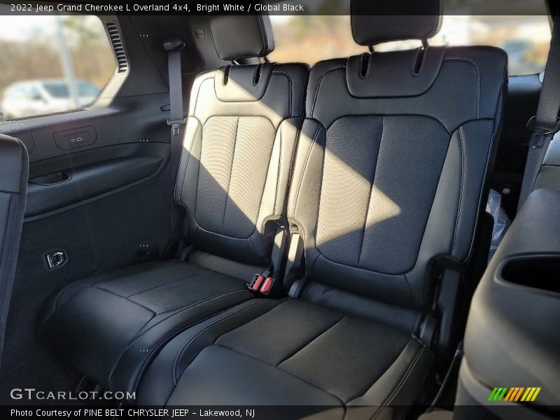 Rear Seat of 2022 Grand Cherokee L Overland 4x4