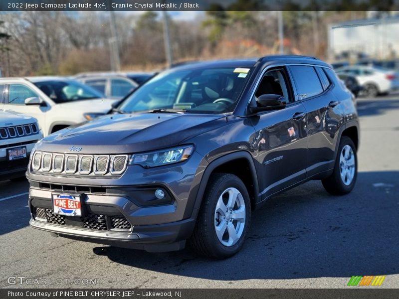 Granite Crystal Metallic / Black 2022 Jeep Compass Latitude 4x4