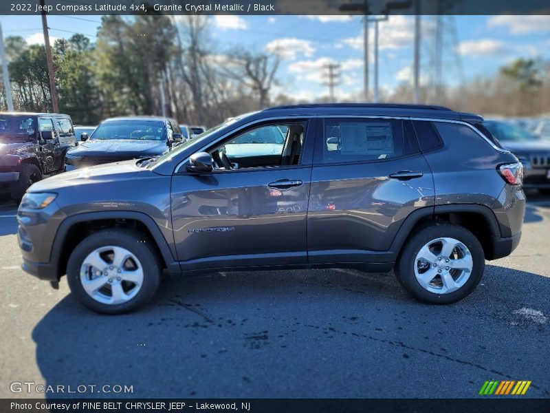 Granite Crystal Metallic / Black 2022 Jeep Compass Latitude 4x4