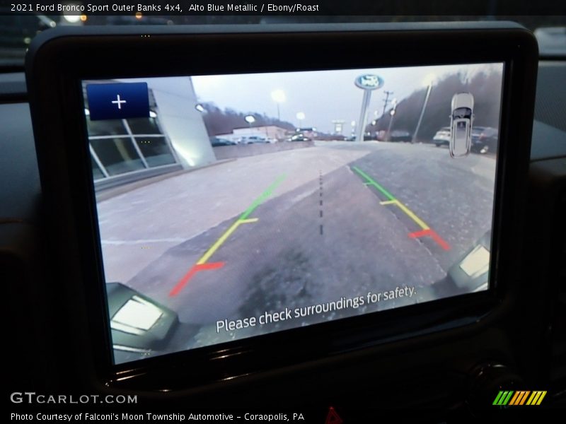 Alto Blue Metallic / Ebony/Roast 2021 Ford Bronco Sport Outer Banks 4x4