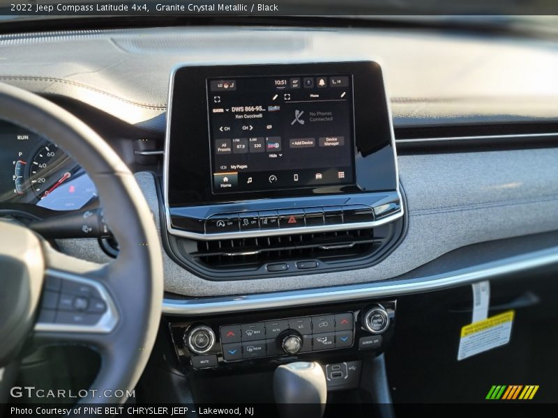 Granite Crystal Metallic / Black 2022 Jeep Compass Latitude 4x4