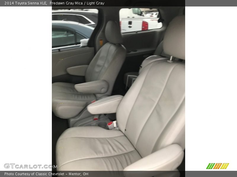 Predawn Gray Mica / Light Gray 2014 Toyota Sienna XLE