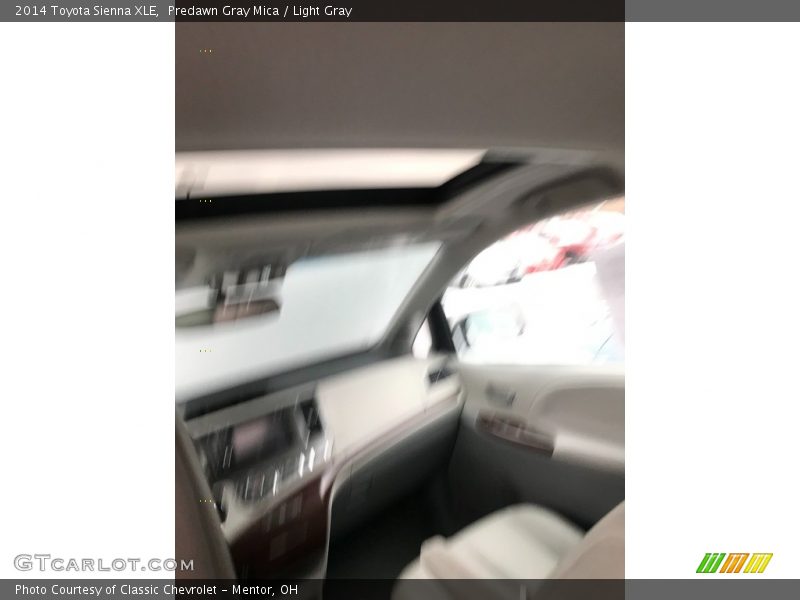 Predawn Gray Mica / Light Gray 2014 Toyota Sienna XLE