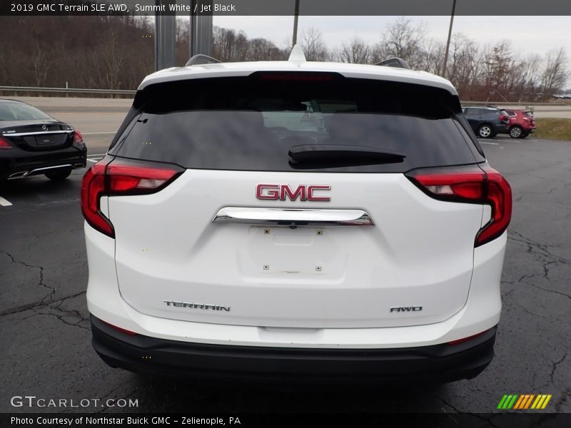Summit White / Jet Black 2019 GMC Terrain SLE AWD