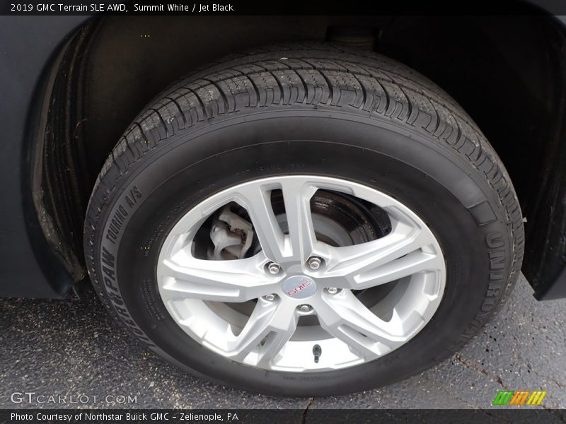 Summit White / Jet Black 2019 GMC Terrain SLE AWD