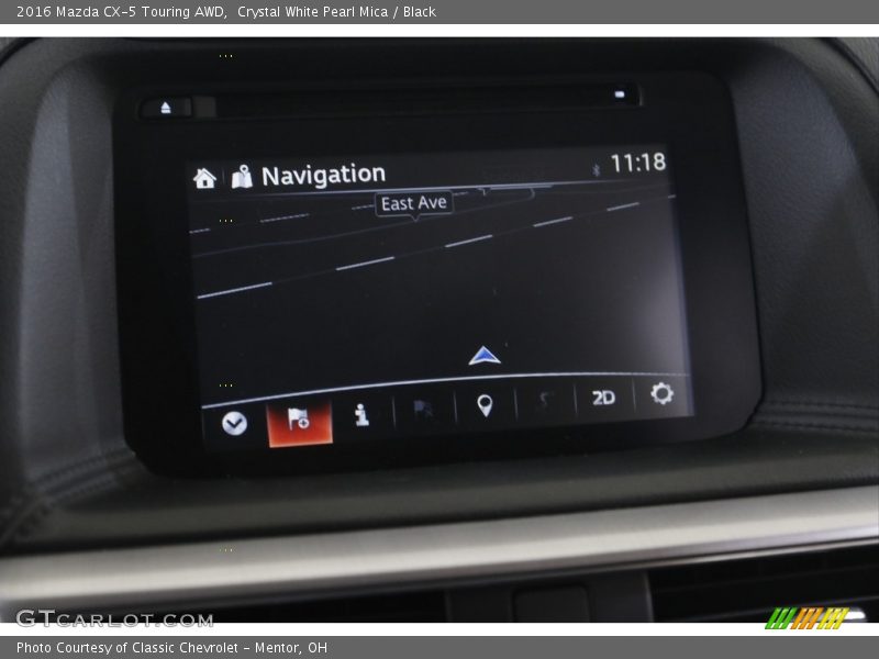 Crystal White Pearl Mica / Black 2016 Mazda CX-5 Touring AWD