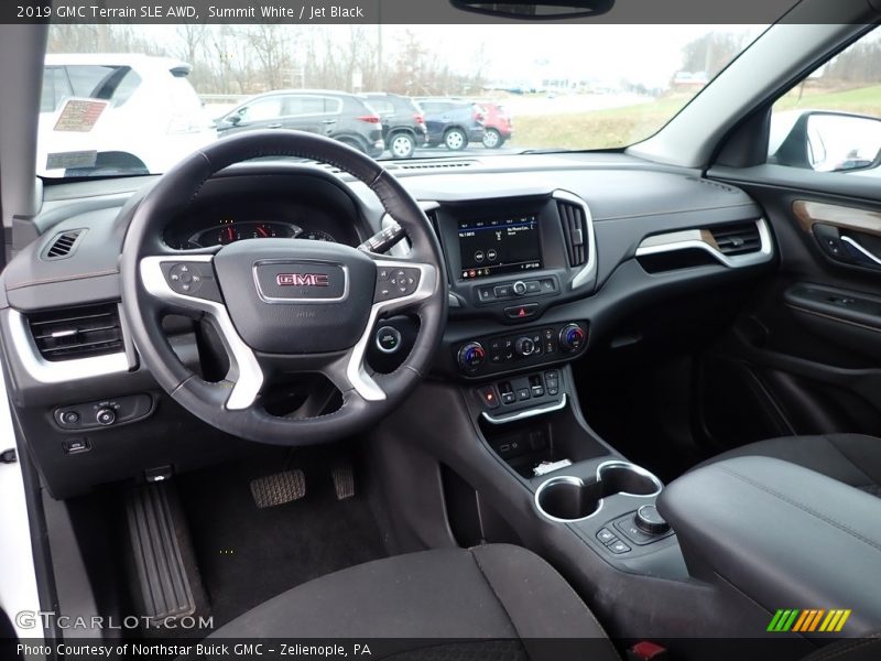 Summit White / Jet Black 2019 GMC Terrain SLE AWD