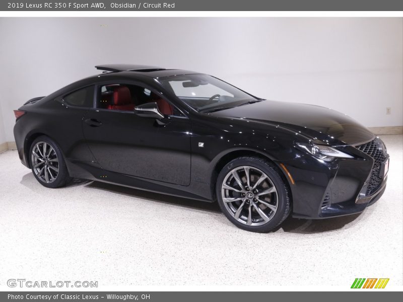  2019 RC 350 F Sport AWD Obsidian