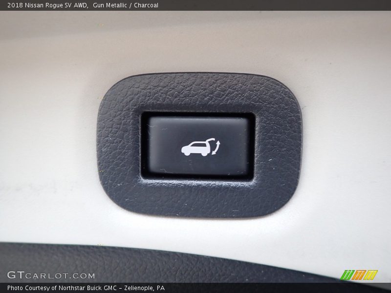 Gun Metallic / Charcoal 2018 Nissan Rogue SV AWD