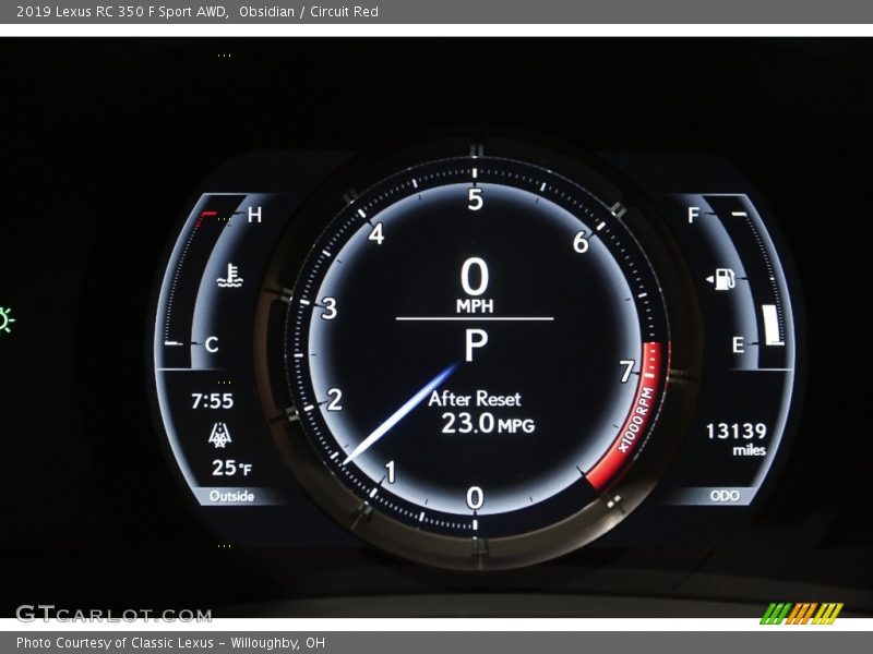  2019 RC 350 F Sport AWD 350 F Sport AWD Gauges