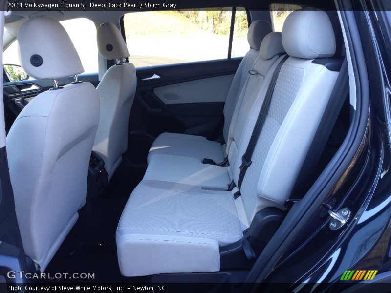 Deep Black Pearl / Storm Gray 2021 Volkswagen Tiguan S