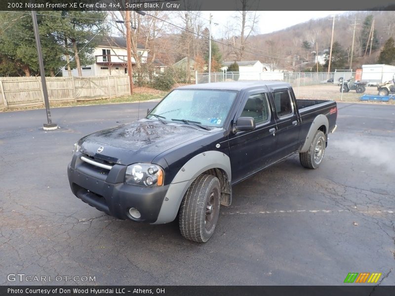  2002 Frontier XE Crew Cab 4x4 Super Black