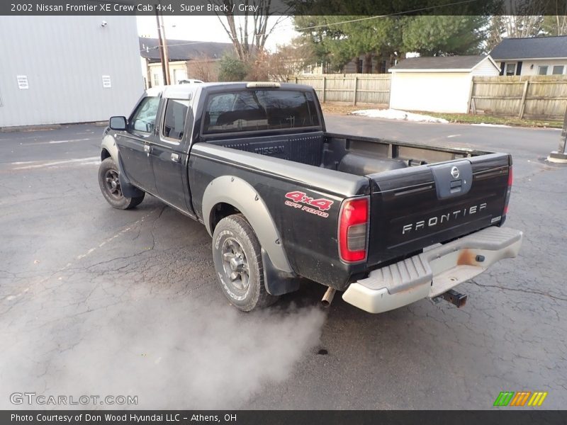  2002 Frontier XE Crew Cab 4x4 Super Black