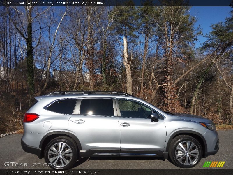Ice Silver Metallic / Slate Black 2021 Subaru Ascent Limited