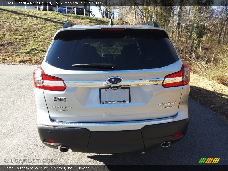 Ice Silver Metallic / Slate Black 2021 Subaru Ascent Limited