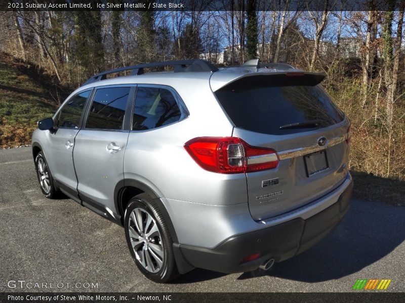 Ice Silver Metallic / Slate Black 2021 Subaru Ascent Limited