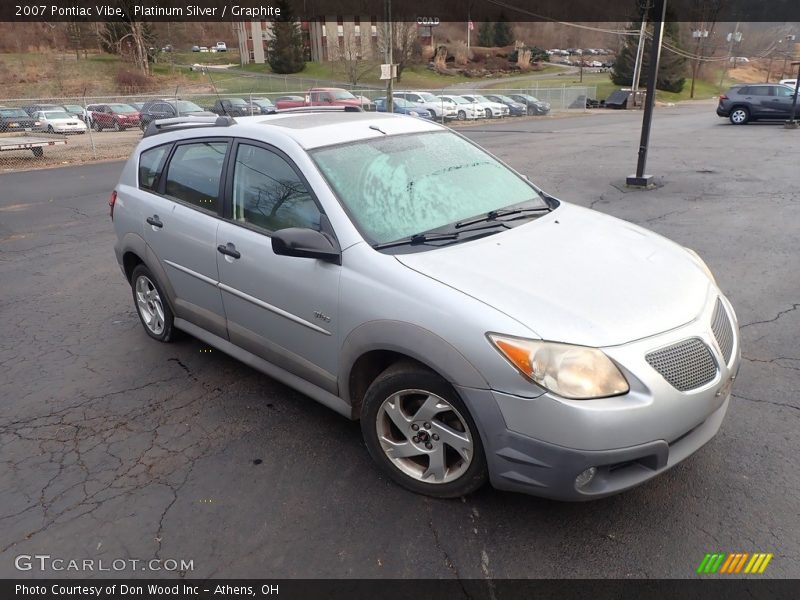 Platinum Silver / Graphite 2007 Pontiac Vibe