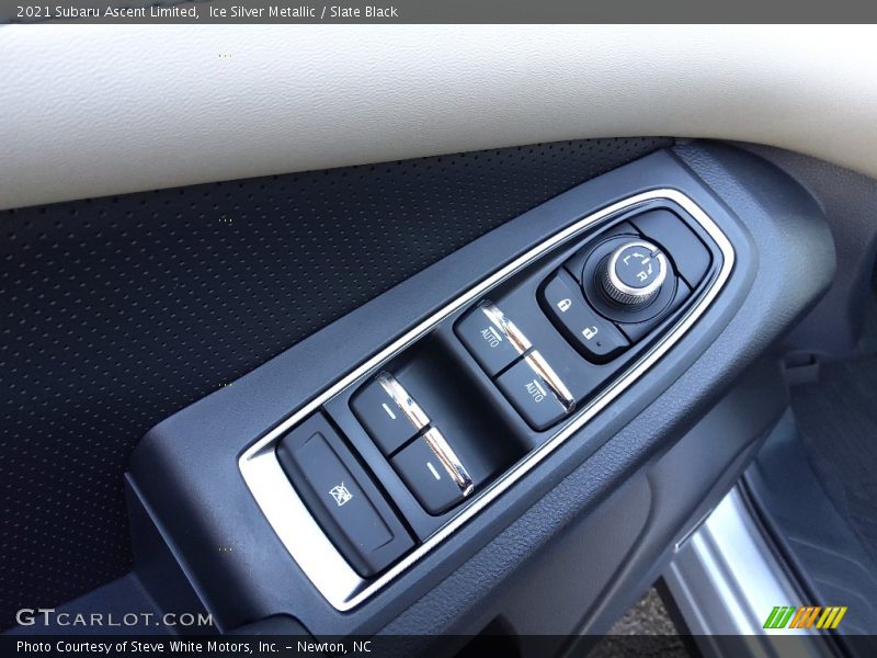 Ice Silver Metallic / Slate Black 2021 Subaru Ascent Limited
