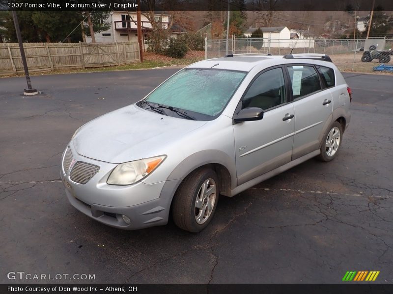 Platinum Silver / Graphite 2007 Pontiac Vibe