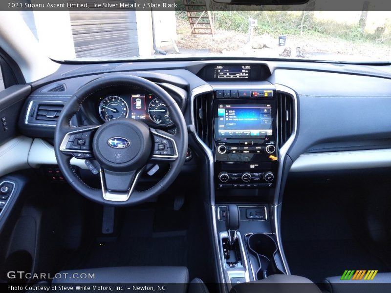 Ice Silver Metallic / Slate Black 2021 Subaru Ascent Limited