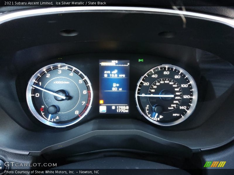 Ice Silver Metallic / Slate Black 2021 Subaru Ascent Limited
