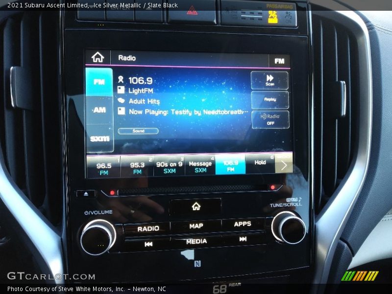 Ice Silver Metallic / Slate Black 2021 Subaru Ascent Limited
