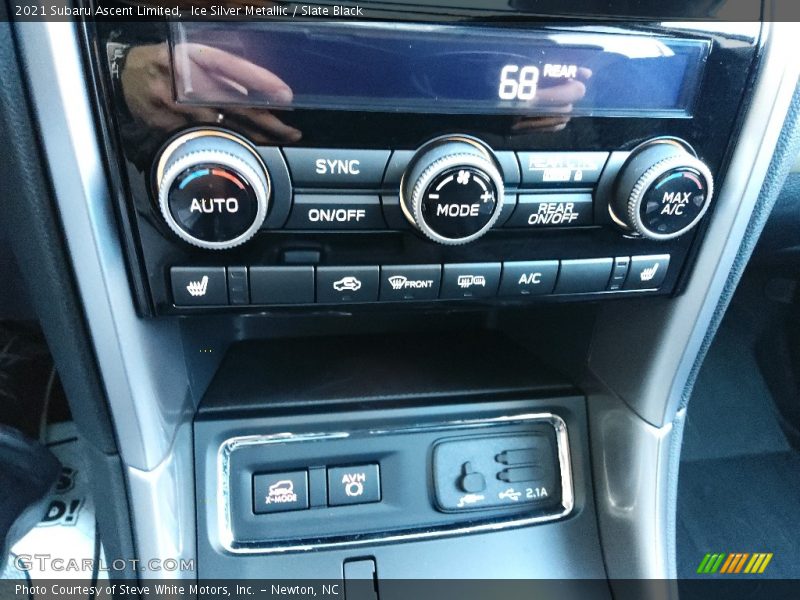 Ice Silver Metallic / Slate Black 2021 Subaru Ascent Limited
