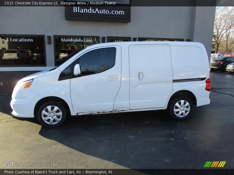Designer White / Medium Pewter 2015 Chevrolet City Express LS