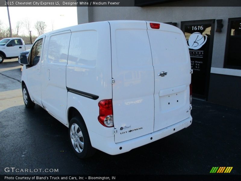 Designer White / Medium Pewter 2015 Chevrolet City Express LS
