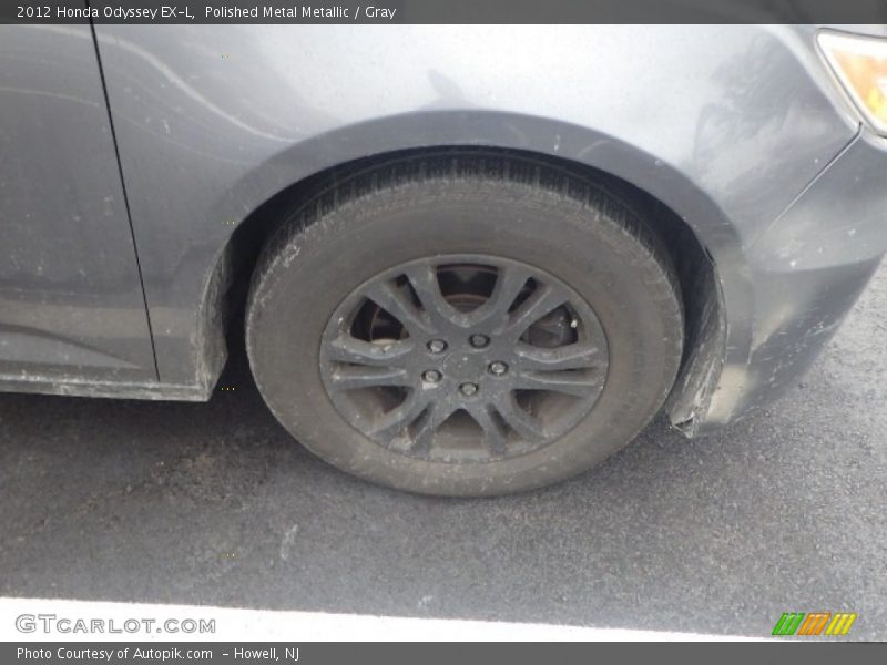 Polished Metal Metallic / Gray 2012 Honda Odyssey EX-L