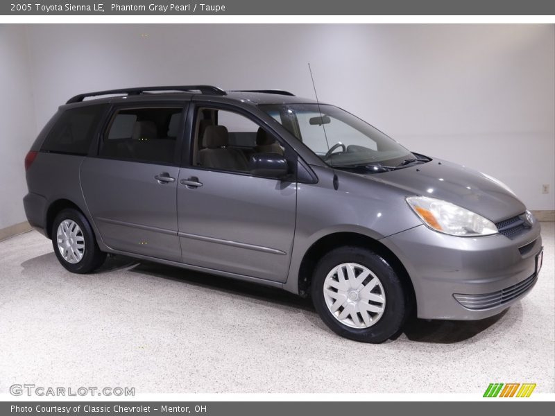 Phantom Gray Pearl / Taupe 2005 Toyota Sienna LE