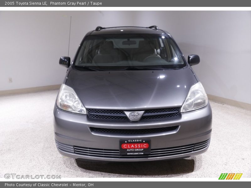 Phantom Gray Pearl / Taupe 2005 Toyota Sienna LE