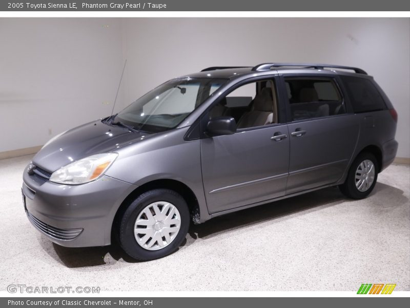 Phantom Gray Pearl / Taupe 2005 Toyota Sienna LE