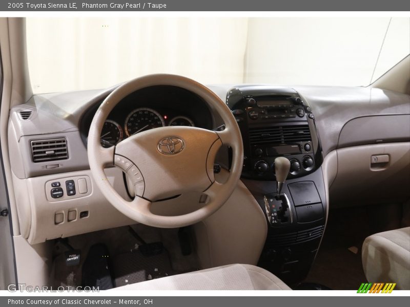 Phantom Gray Pearl / Taupe 2005 Toyota Sienna LE