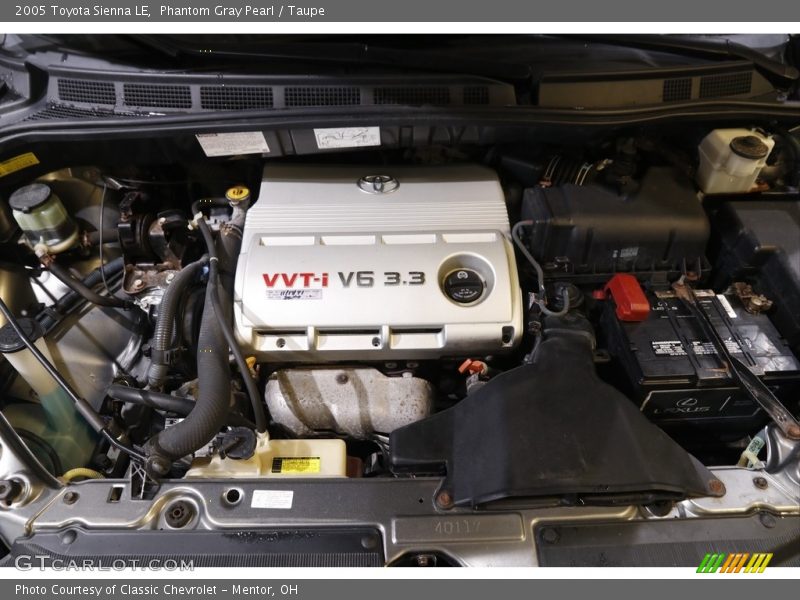 Phantom Gray Pearl / Taupe 2005 Toyota Sienna LE