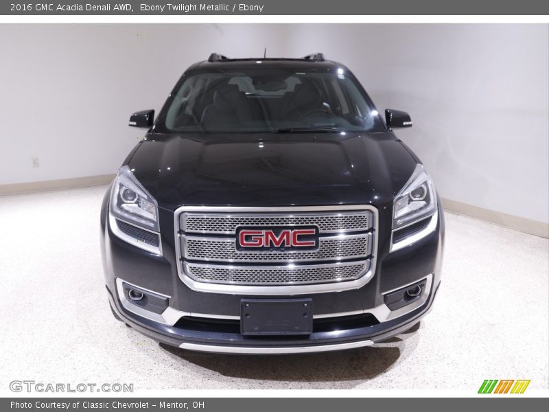 Ebony Twilight Metallic / Ebony 2016 GMC Acadia Denali AWD
