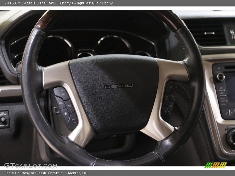 Ebony Twilight Metallic / Ebony 2016 GMC Acadia Denali AWD