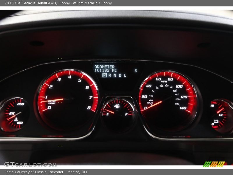 Ebony Twilight Metallic / Ebony 2016 GMC Acadia Denali AWD